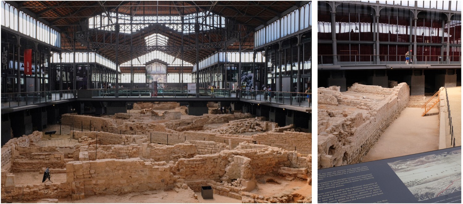 Figure 2: Archaeological remains at the Born Centre of Culture and Memory