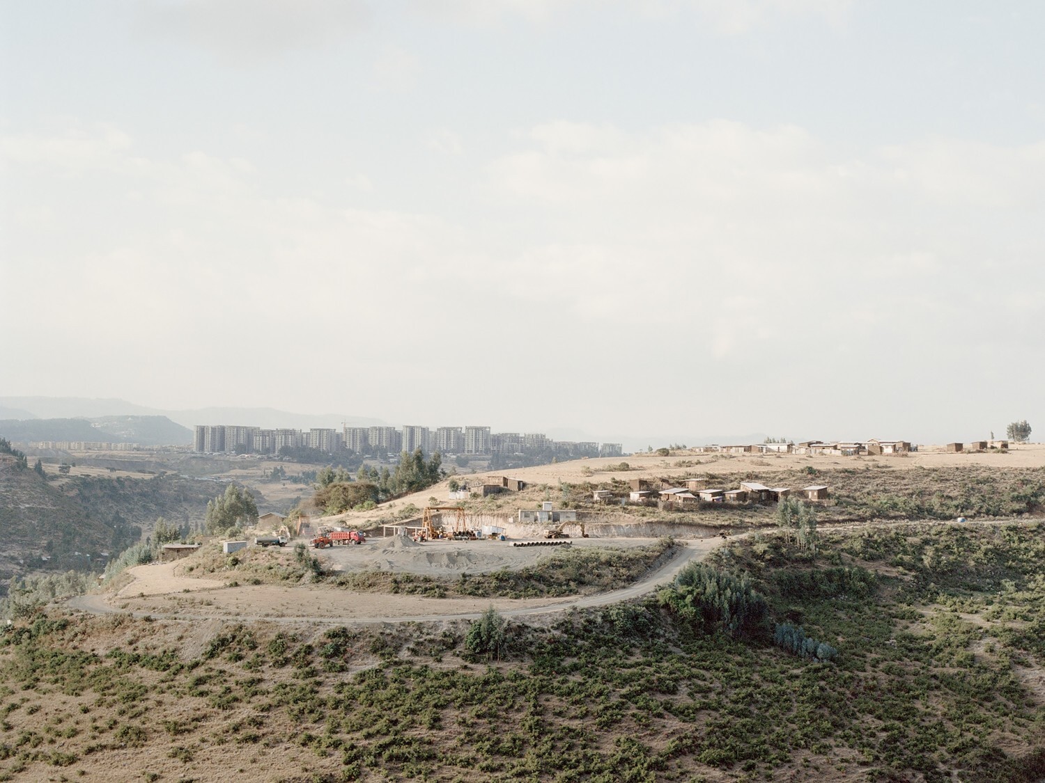 Figure 2: Chari village was expropriated and urbanised as part of the outward expansion of the capital, 2019.